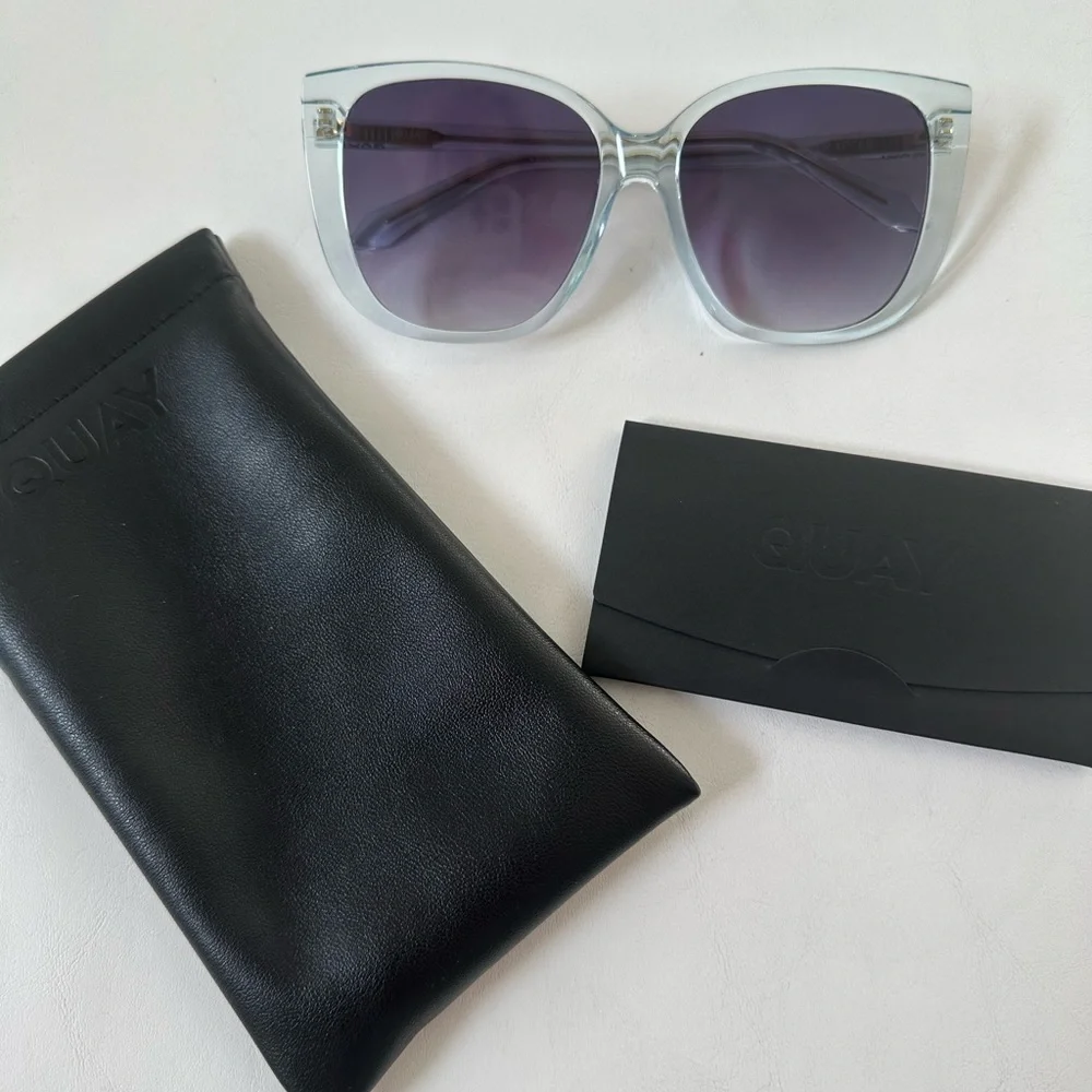 Quay Australia Ever After Smoke Frame Sunglasses - Picture 3 of 3